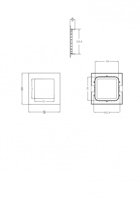 Встраиваемый светодиодный светильник Donolux DL18452/6W White SQ Dim в Санкт-Петербурге