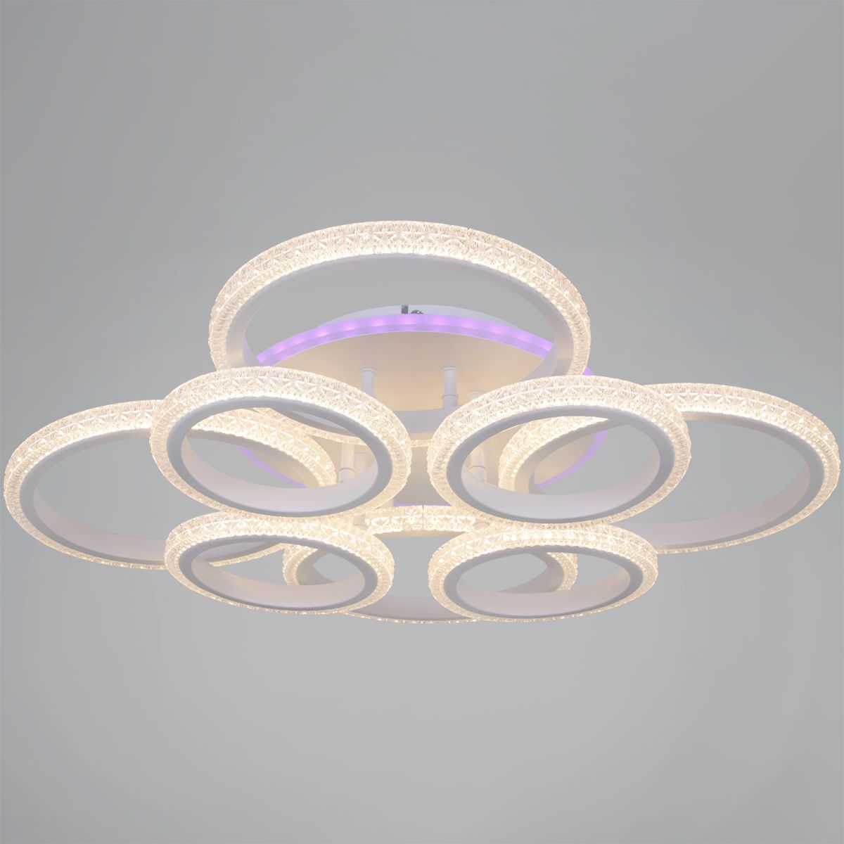 Потолочная люстра Reluce 06333-0.3-4+4A WH (RGB) в Санкт-Петербурге