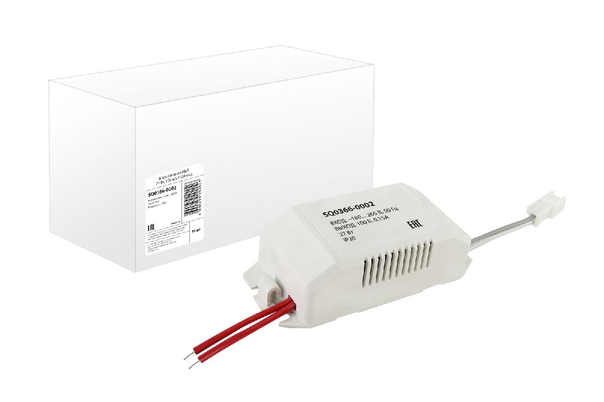 Блок питания TDM Electric 100V 27W IP20 0,15A SQ0366-0002 в Санкт-Петербурге