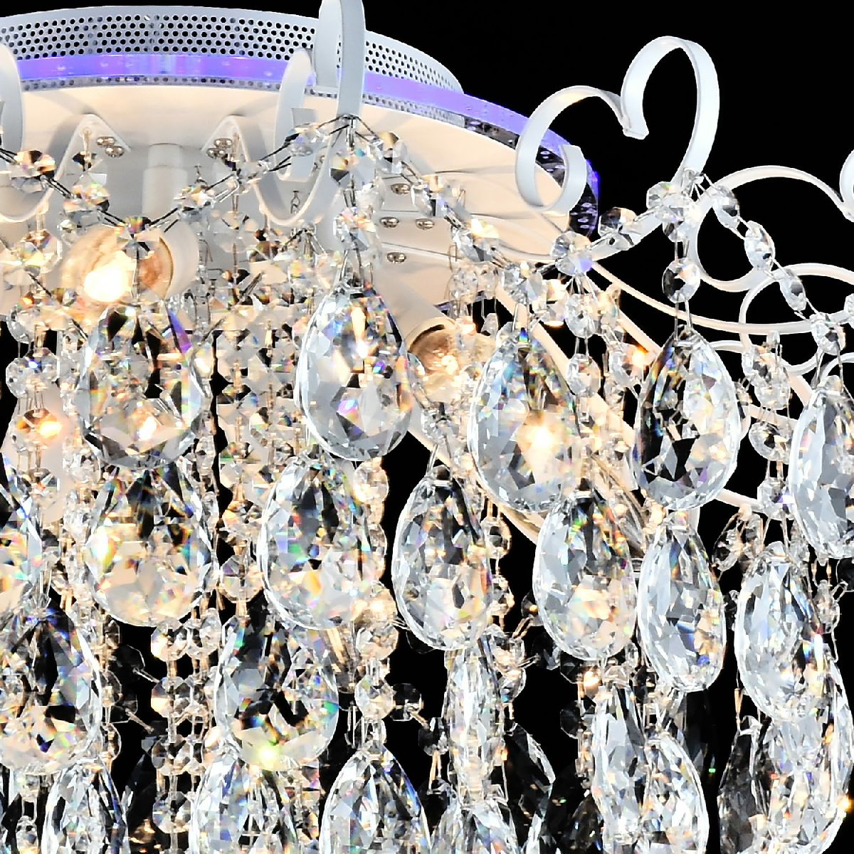 Потолочная люстра Reluce 04024-0.3-07 WH+SILVER PN+RGB в Санкт-Петербурге