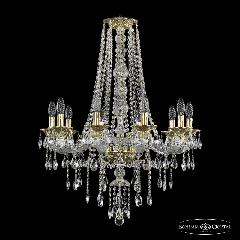 Подвесная люстра Bohemia Ivele Crystal 16115/10/240/h-86 G в Санкт-Петербурге