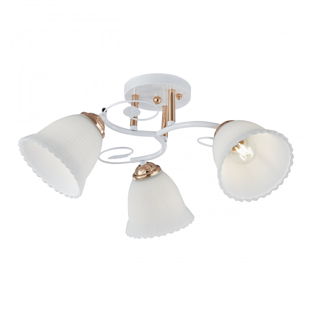 Потолочная люстра Arte Milano Amalfi 325395/3A WH+FG в Санкт-Петербурге