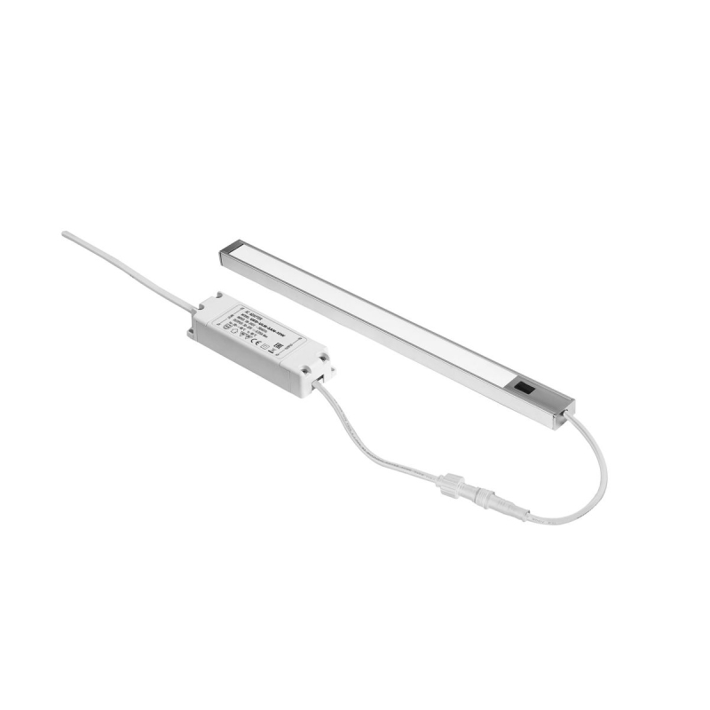 Подсветка накладная с датчиками (08829) Uniel ULM-F03-8W/WW/MS IP40 Silver в Санкт-Петербурге