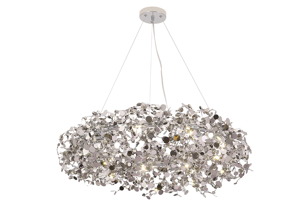 Подвесная люстра Crystal Lux GARDEN SP16 D800 CHROME в #REGION_NAME_DECLINE_PP#