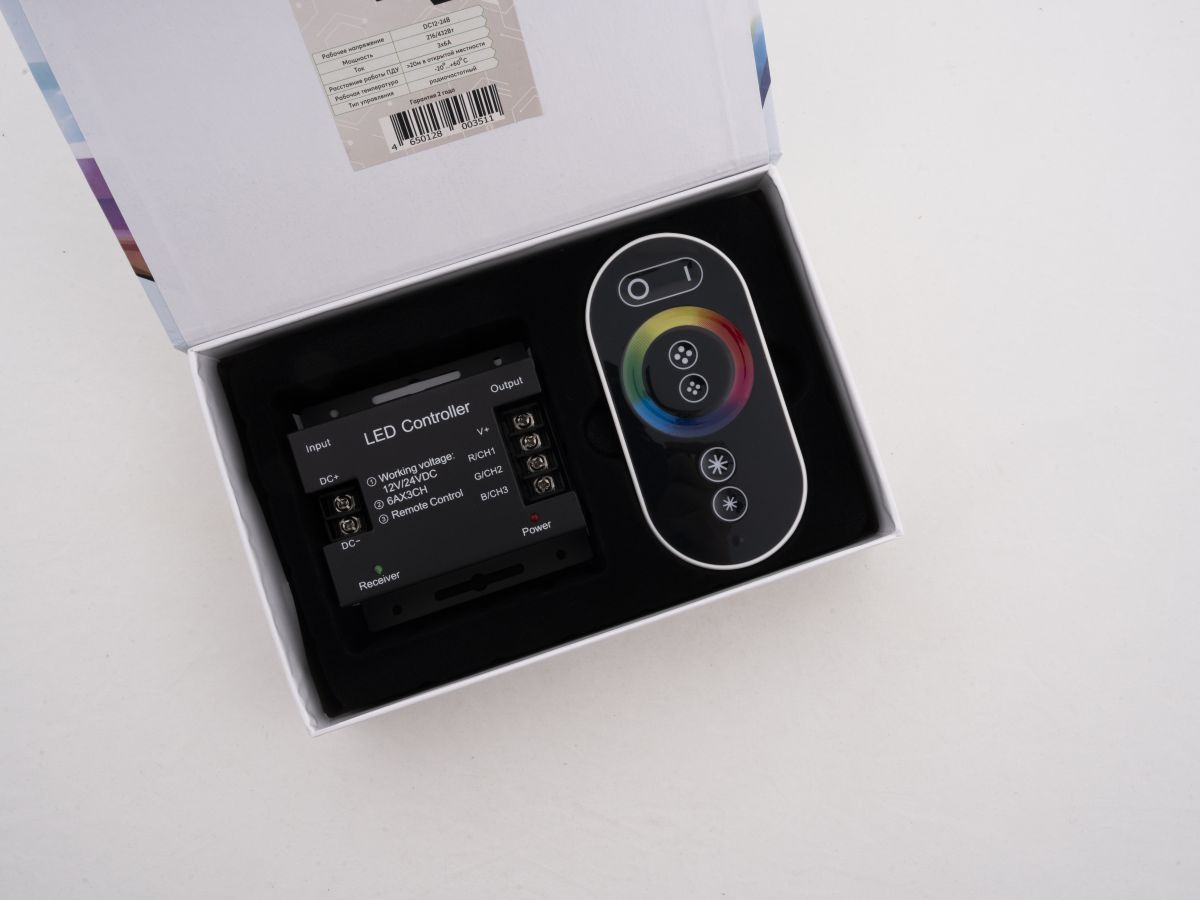 Контроллер LEDS POWER RGB TH05 сенсорный ПДУ 18А 003511 в Санкт-Петербурге