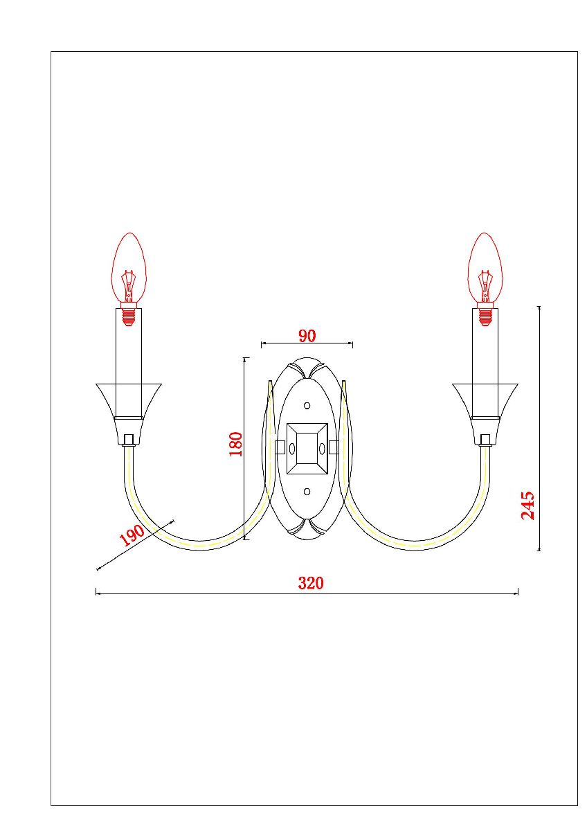 Бра Arte Lamp Collinetta A4094AP-2PB в Санкт-Петербурге