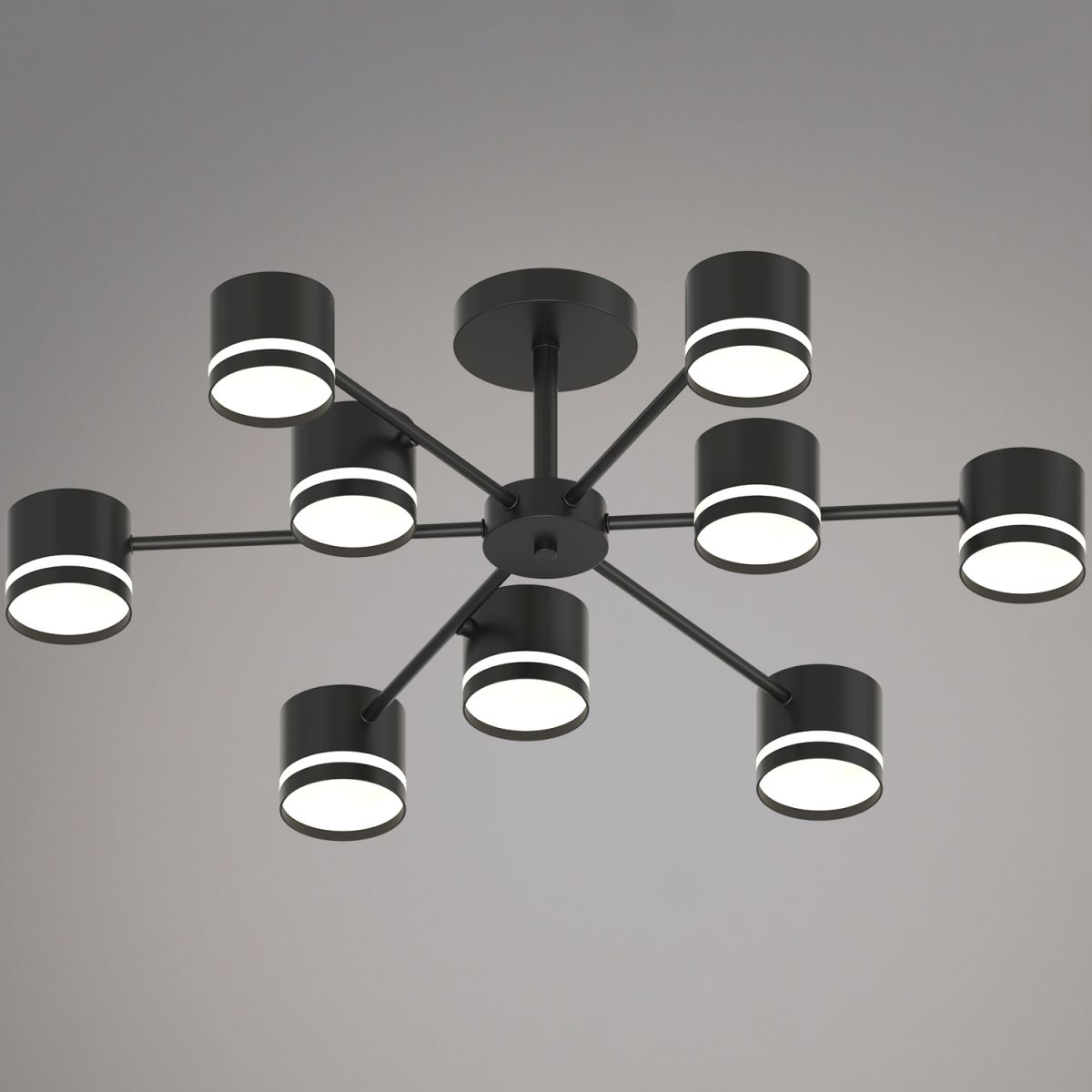 Люстра на штанге Reluce 89730-0.3-09 GX53 BK в Санкт-Петербурге