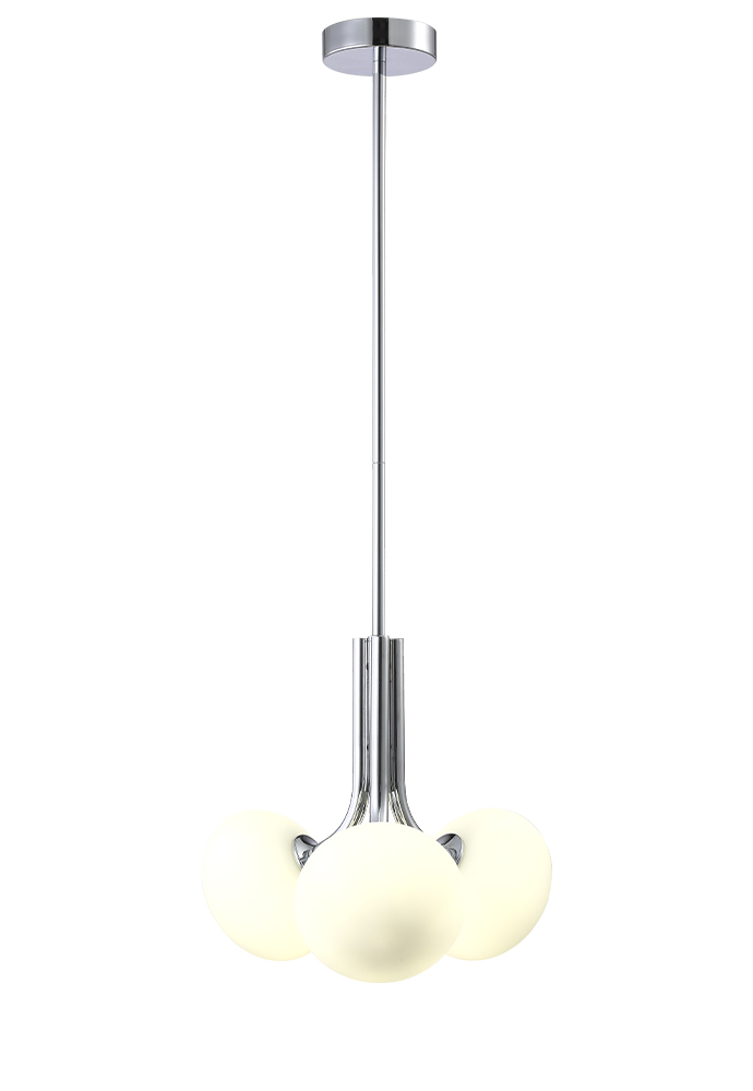 Подвесной светильник Crystal Lux ALICIA SP3 CHROME/WHITE в Санкт-Петербурге