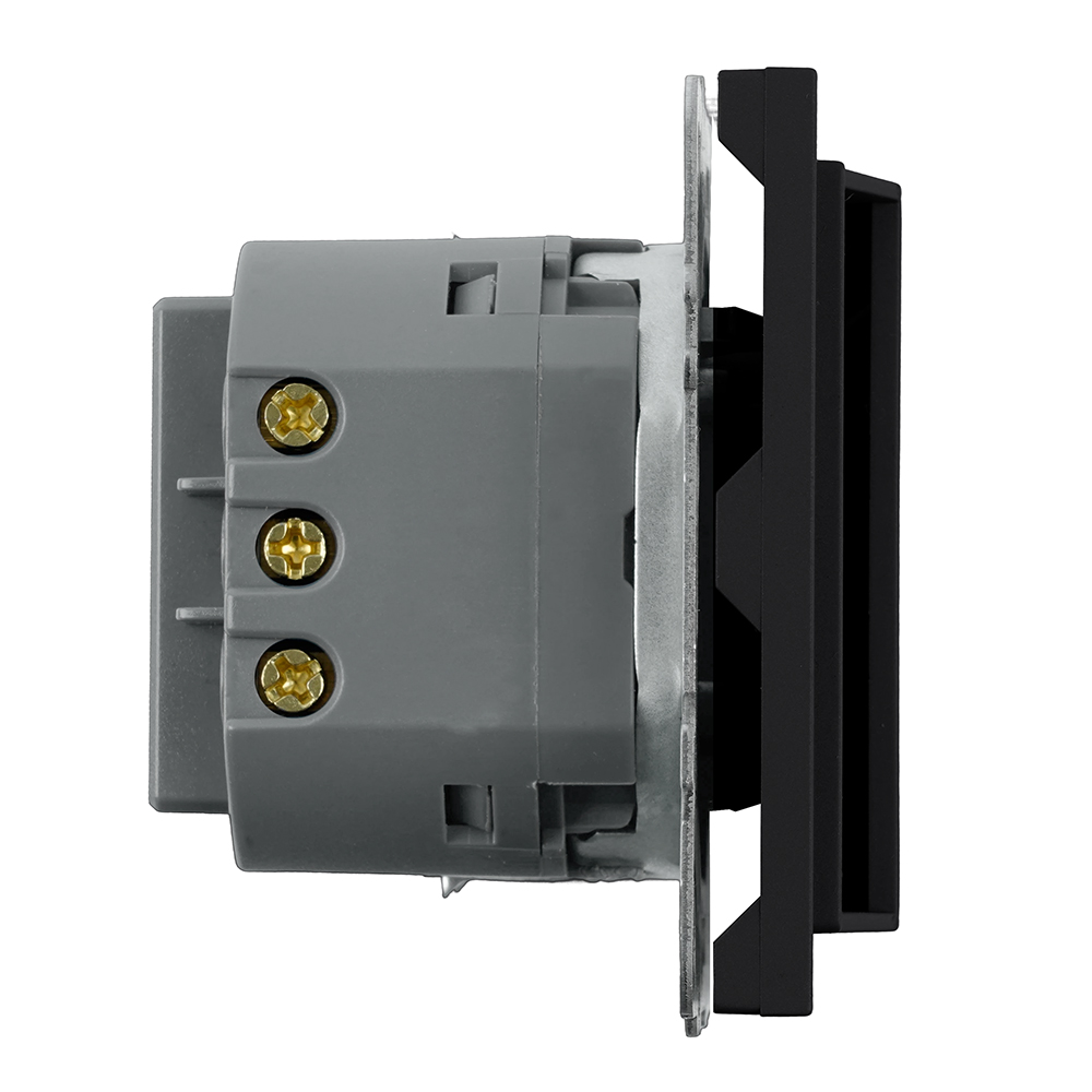 Выключатель карточный (механизм) Stekker Эмили 250В, 40А RSW40-5114-05 черный уголь soft touch 50700 в Санкт-Петербурге