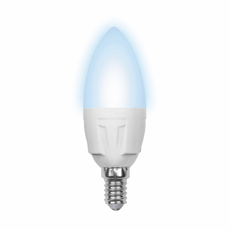 Лампа светодиодная (10213) Uniel E14 6W 4500K матовая LED-C37-6W/NW/E14/FR/O в Санкт-Петербурге