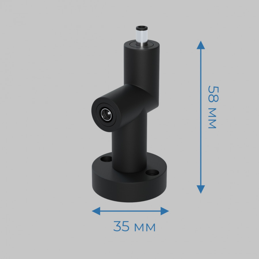 L-соединитель (OUT-IN) IMEX Thin & Smart IL.0060.4002-BK в Санкт-Петербурге