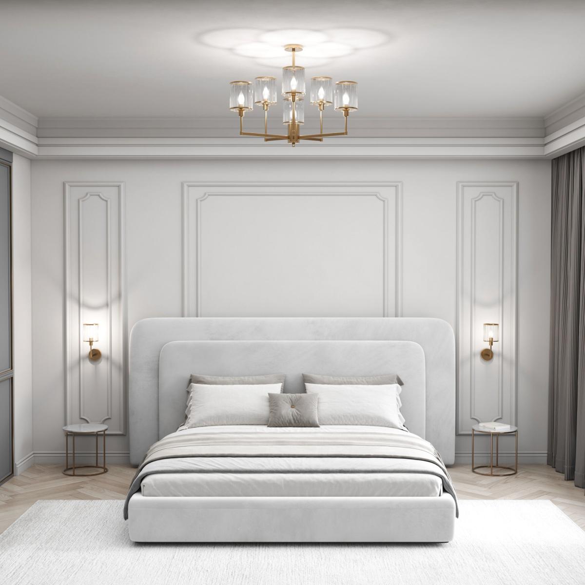 Люстра на штанге Eurosvet Inari 60144/6 золото Smart a061942 в #REGION_NAME_DECLINE_PP#