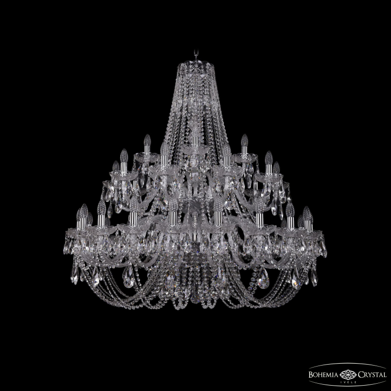 Подвесная люстра Bohemia Ivele Crystal 1406/20+10+5/400/2d Ni в Санкт-Петербурге