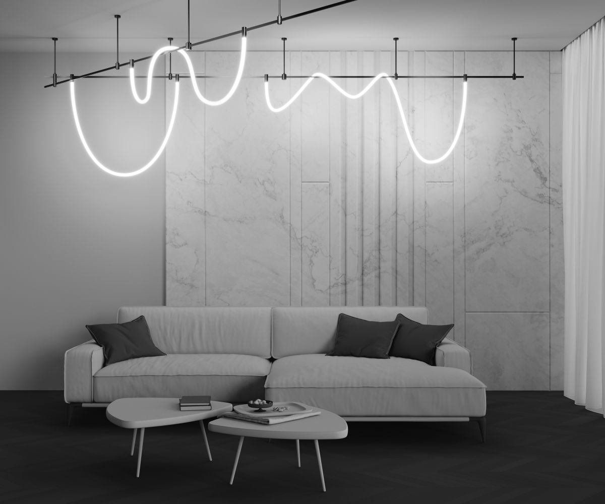 Трековый магнитный светильник Maytoni Technical Tau Flarity TR154-1-27W4K-B в Санкт-Петербурге