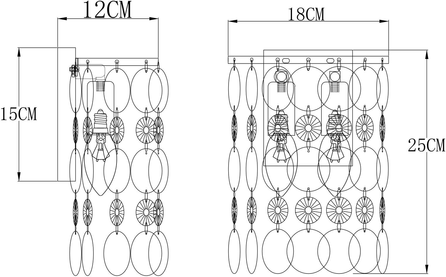 Бра Arte Lamp Pipirima A4041AP-2CC в Санкт-Петербурге