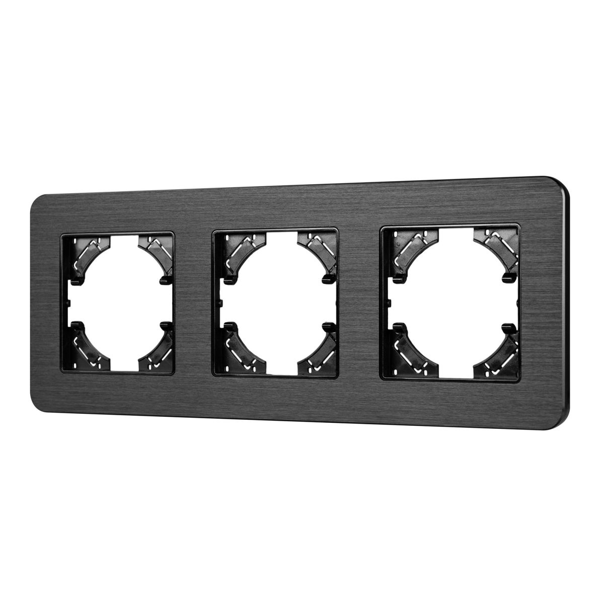 Рамка на 3 поста алюминиевая Arlight FRM-AKIRY-AL-3-BK 049729 в Санкт-Петербурге