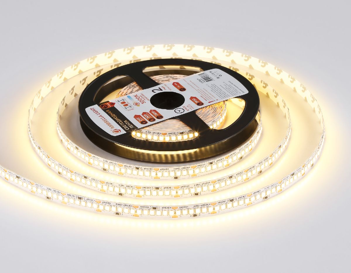 Светодиодная лента Ambrella Light LED Strip 24В 2835 22Вт/м 3000K 5м IP20 GS3501 в Санкт-Петербурге