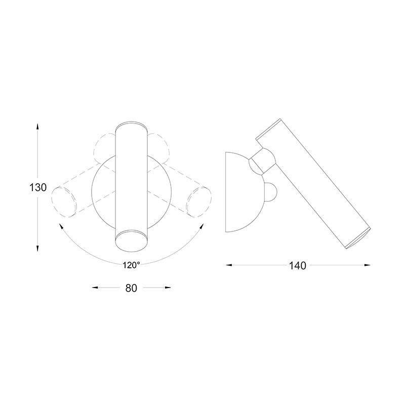 Бра LED Zumaline LOYA W0461-01A-S8S8 в Санкт-Петербурге