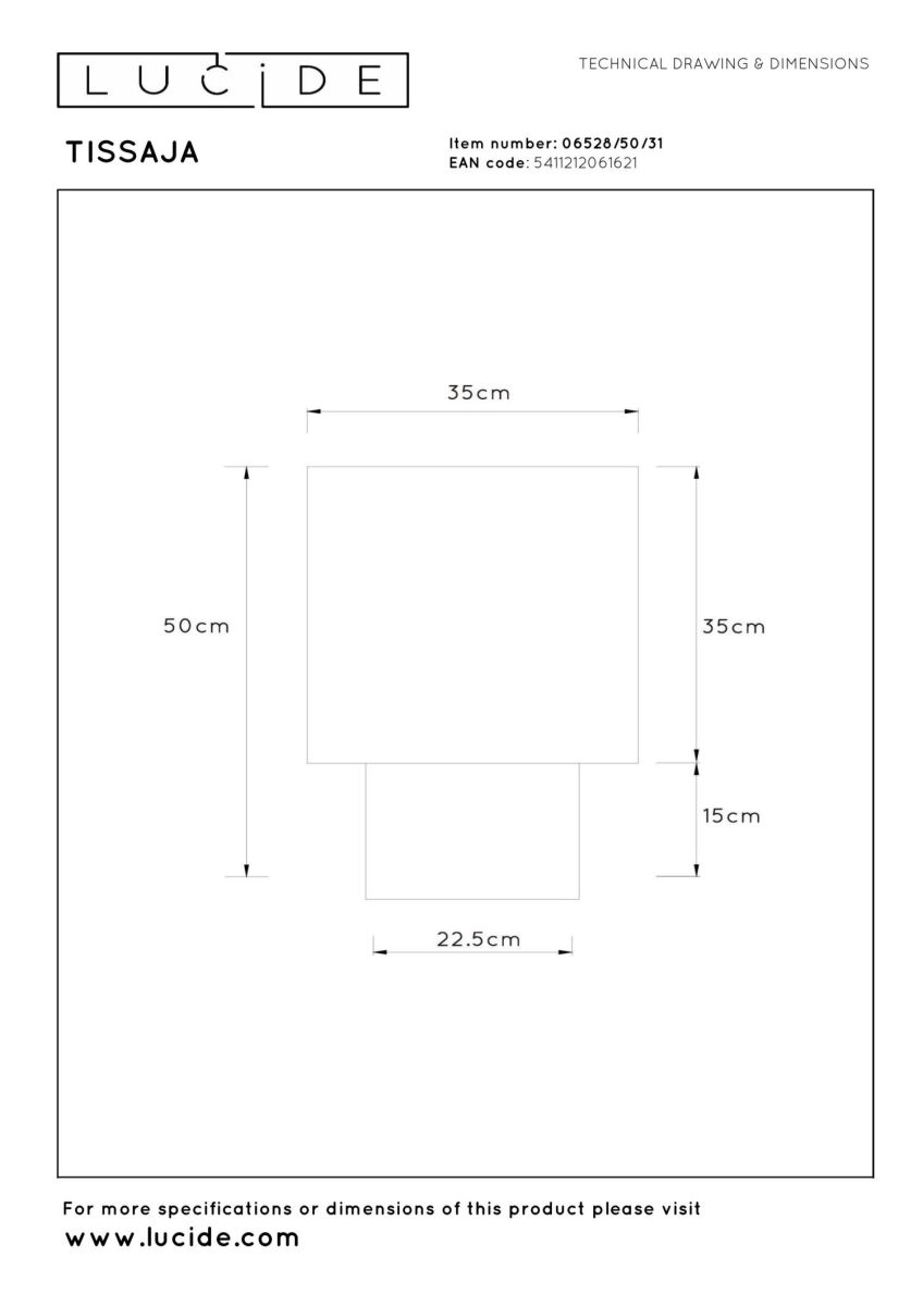Настольная лампа Lucide Tissaja 06528/50/31 в #REGION_NAME_DECLINE_PP#