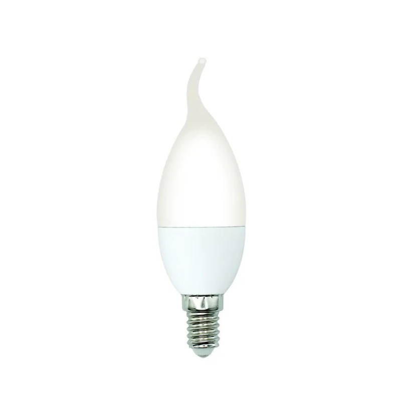 Лампа светодиодная Volpe E14 5W 3000K матовая LED-CW37-5W/3000K/E14/FR/SLS UL-00008799 в Санкт-Петербурге