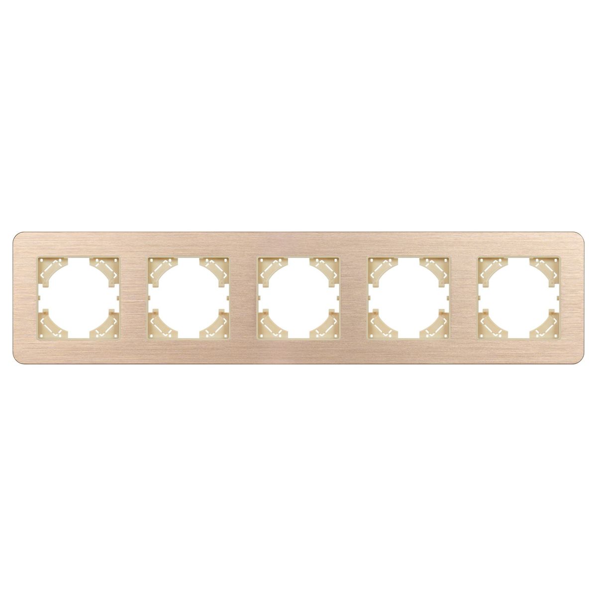 Рамка на 5 постов алюминиевая Arlight FRM-AKIRY-AL-5-GD 049736 в Санкт-Петербурге