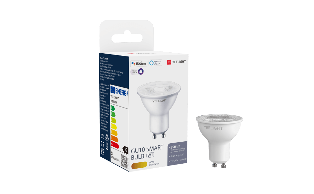 Умная светодиодная лампа Yeelight Smart bulb W1(Dimmable) GU10 4,8W 2700K YLDP004 в #REGION_NAME_DECLINE_PP#