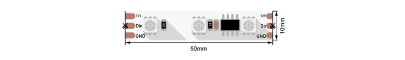 Светодиодная лента SWG SWG560-12-14.4-RGB-SPI 007115 в Санкт-Петербурге