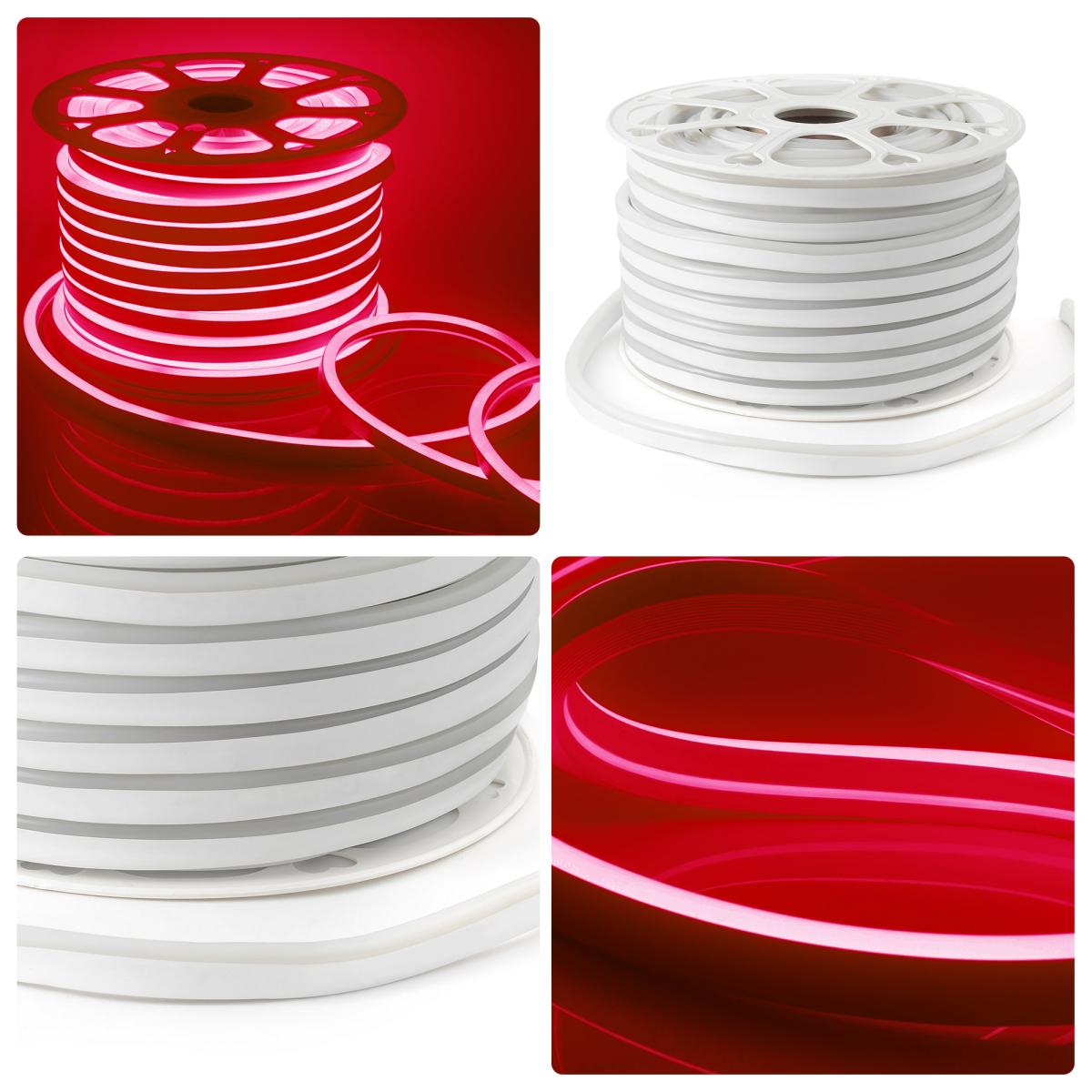 Светодиодный неон мини Apeyron 220В 5,5Вт/м smd2835 120д/м IP65 50м красный 17-36 в #REGION_NAME_DECLINE_PP#