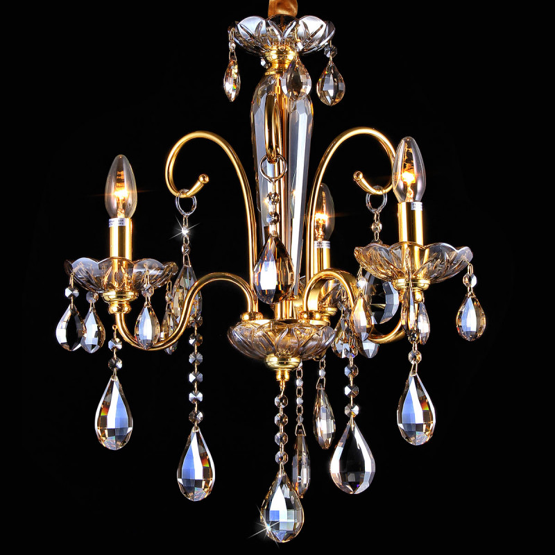 Подвесная люстра Natali Kovaltseva Velletri 10655/3C GOLD, BRANDY в Санкт-Петербурге