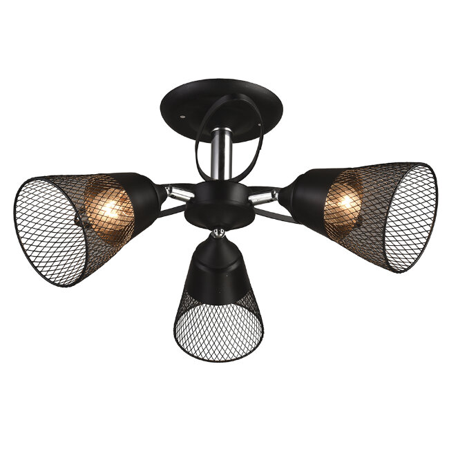 Люстра на штанге Wedo Light Berat WD3525/3C-BK-CR-BK в Санкт-Петербурге