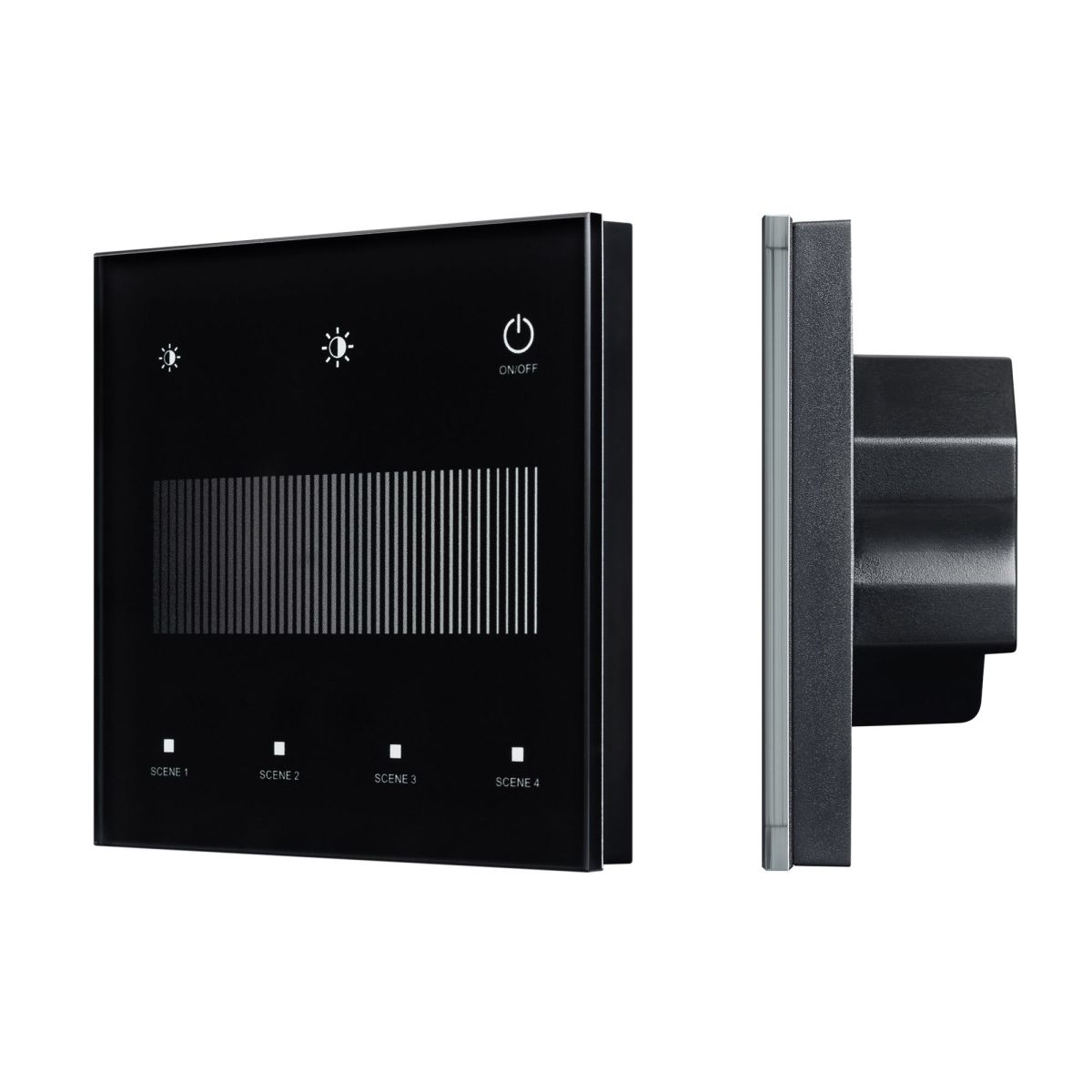 Сенсорная панель Arlight SMART-DALI-301-11-1G-4SC-DIM-IN Black (BUS/24V, Touch, 2.4G) 046547 в Санкт-Петербурге