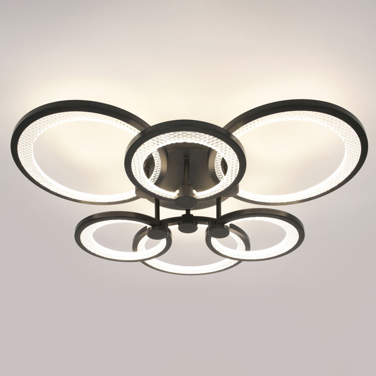 Потолочный светильник Эра Модерн Odry CLL-1-117W 3K-6,5K RC BK в Санкт-Петербурге