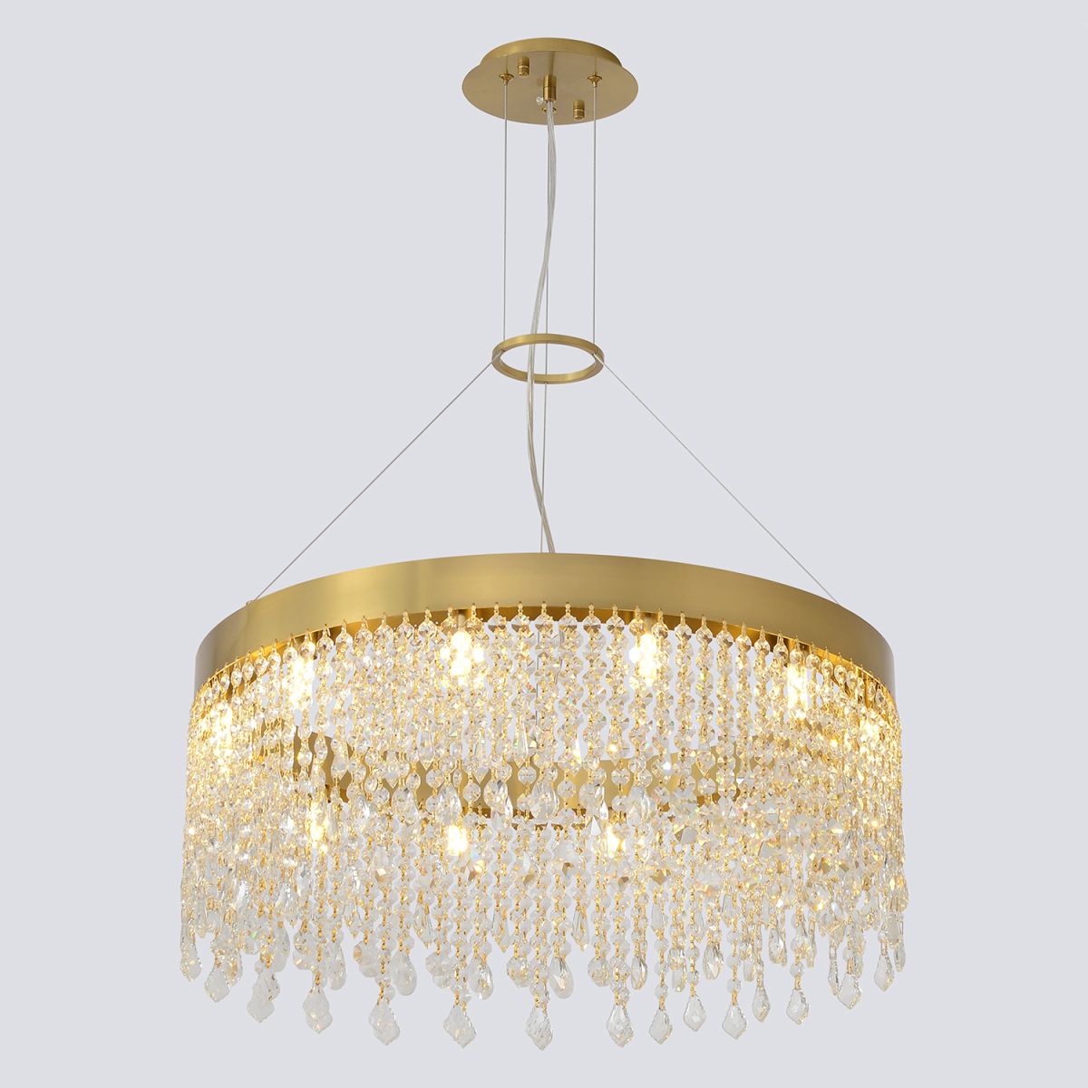 Подвесная люстра Crystal Lux AQUA SP12 в Санкт-Петербурге