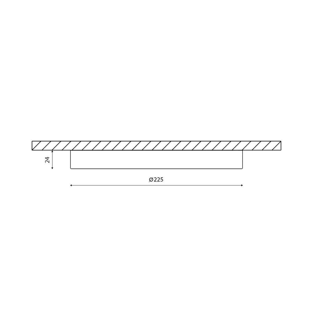 Накладной светильник DesignLed KH-R225-22-WW 007790 в Санкт-Петербурге