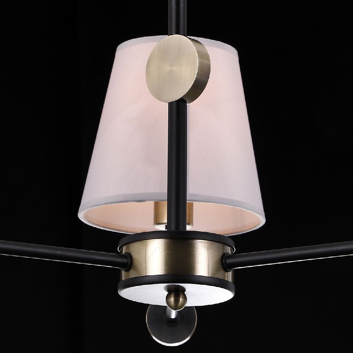 Люстра на штанге Illumico IL0394-3CSQ-24 BK AB CASTOR в Санкт-Петербурге