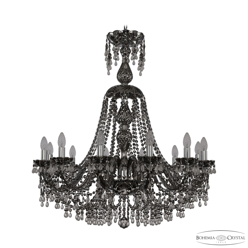 Подвесная люстра Bohemia Ivele Crystal 1410/12/300/XL-95 Ni V0300 M781 в Санкт-Петербурге