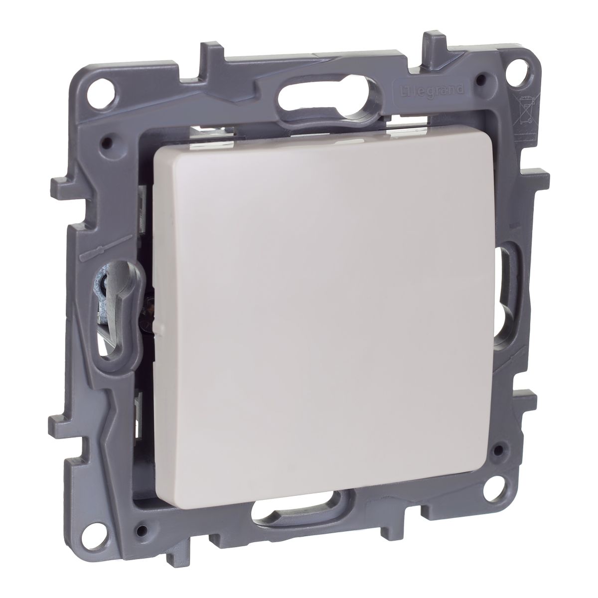 Переключатель промежуточный 1-клавишный, винтовые клеммы, 10AX, 250 В Legrand Etika Слоновая кость 672349 в #REGION_NAME_DECLINE_PP#