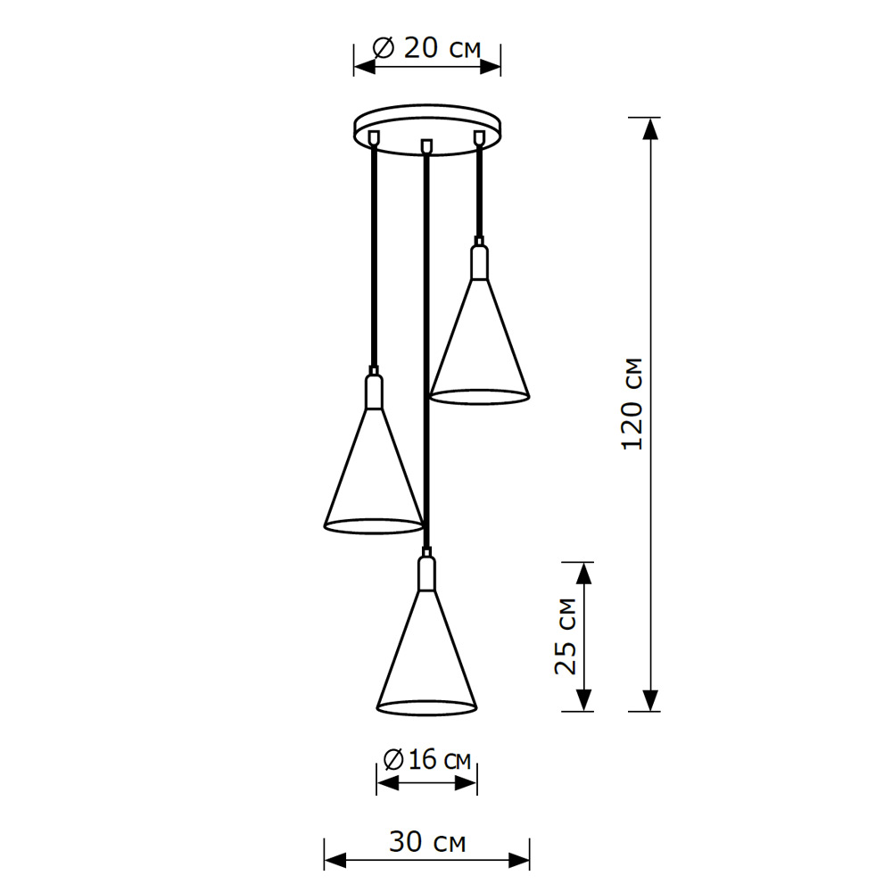 Подвесной светильник LightHall Glaro LH012091 в Санкт-Петербурге