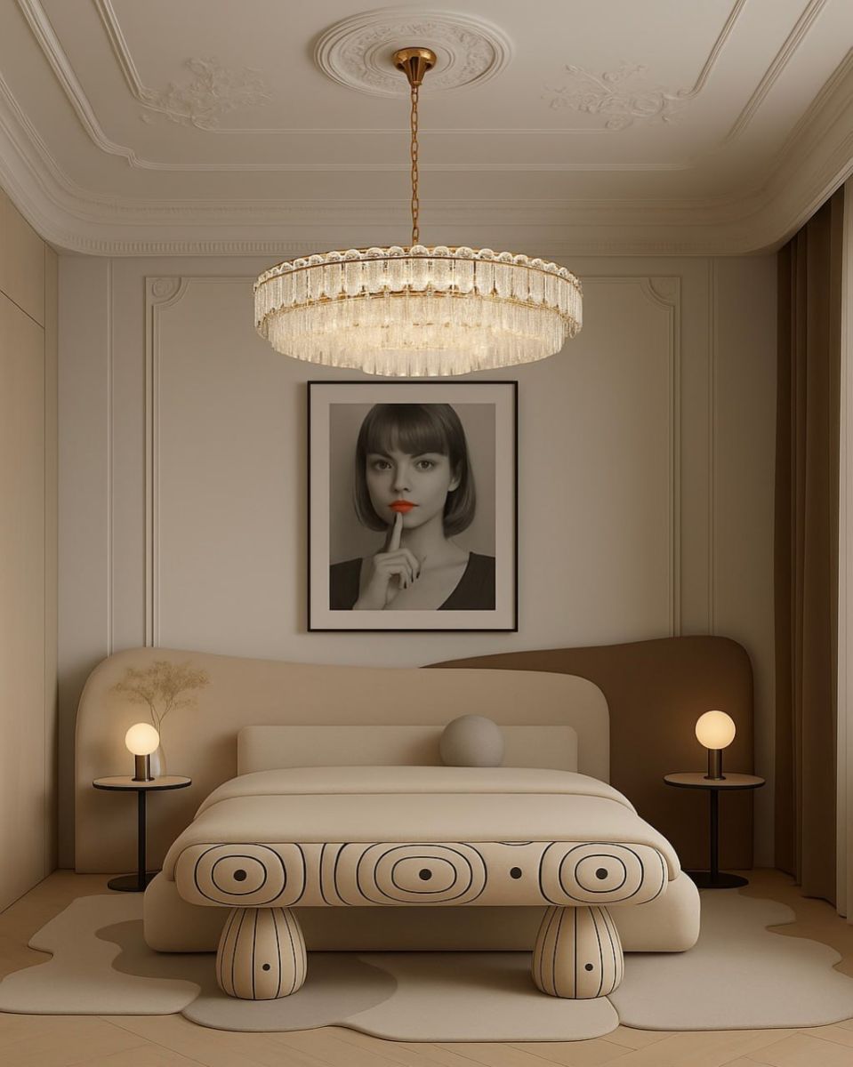 Подвесная люстра Modelux ML.7092.600 GD в #REGION_NAME_DECLINE_PP#