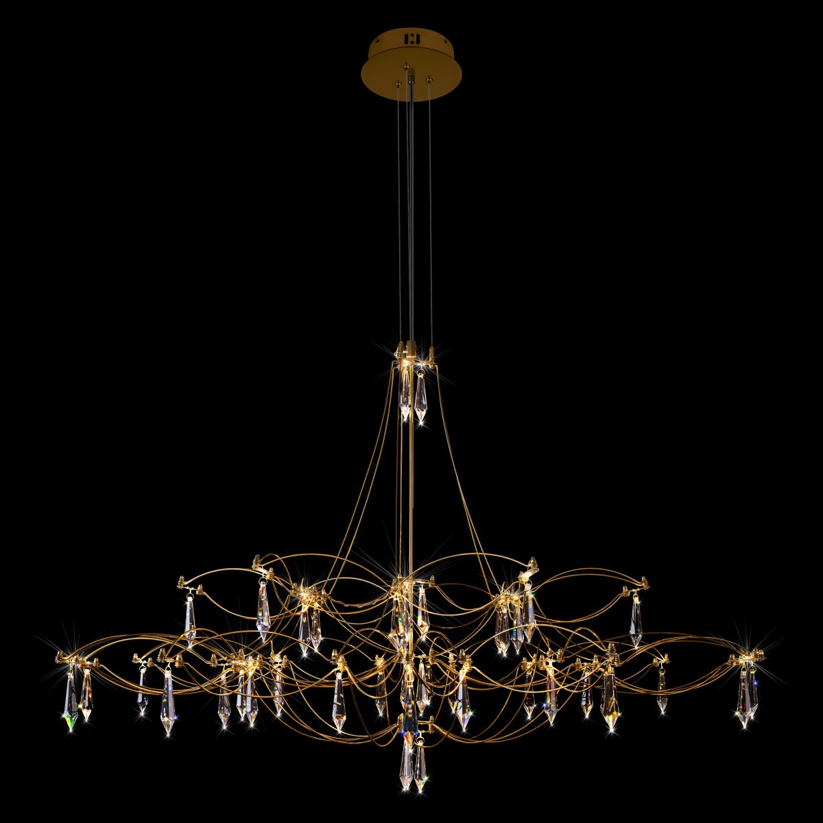 Подвесная люстра Loft IT Mira 10590/1000 Gold Asfour в Санкт-Петербурге