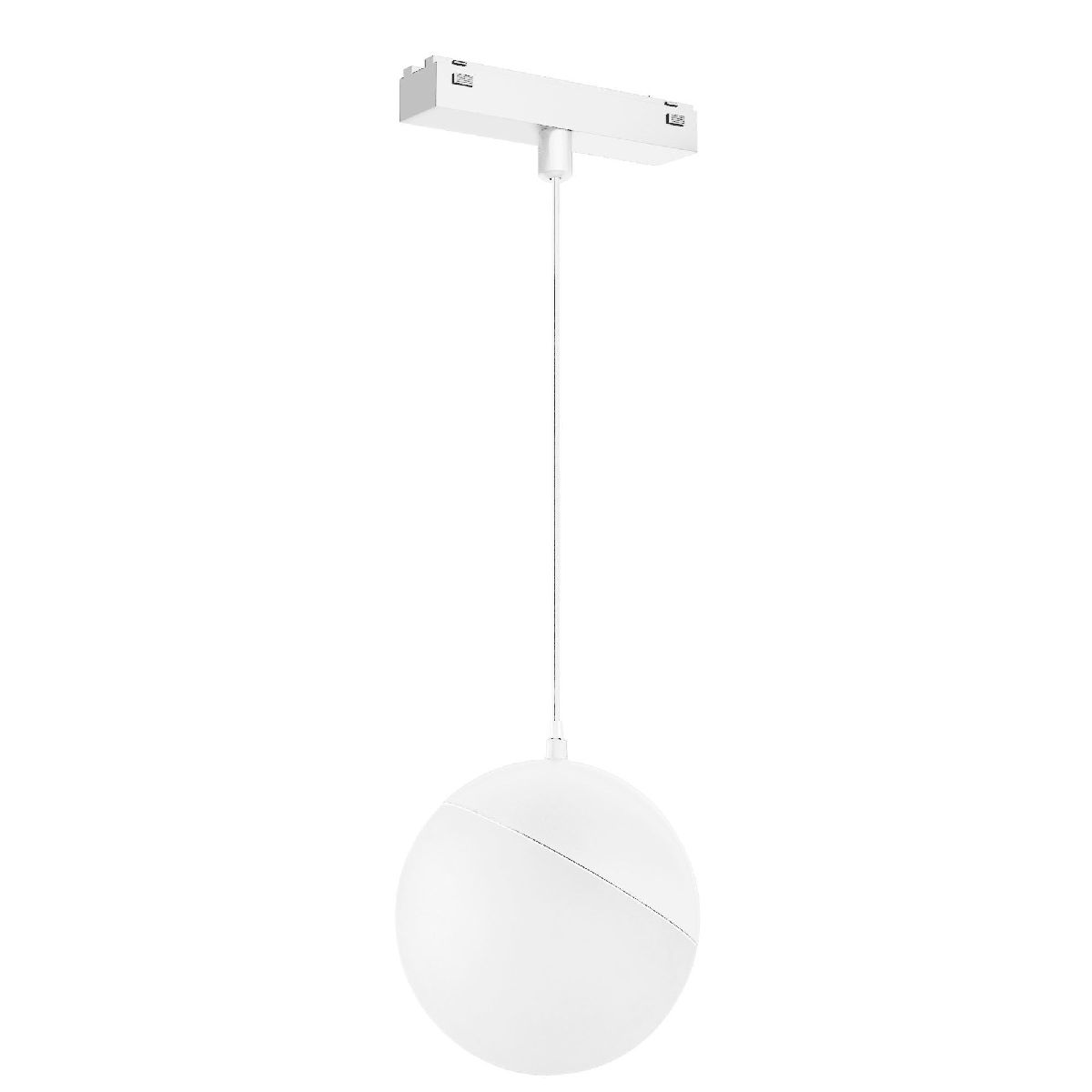 Трековый магнитный светильник Arlight MAG-VIBE-EMISFERO-HANG-R100-6W Warm3000 (WH, 130 deg, 48V) 044456 в Санкт-Петербурге