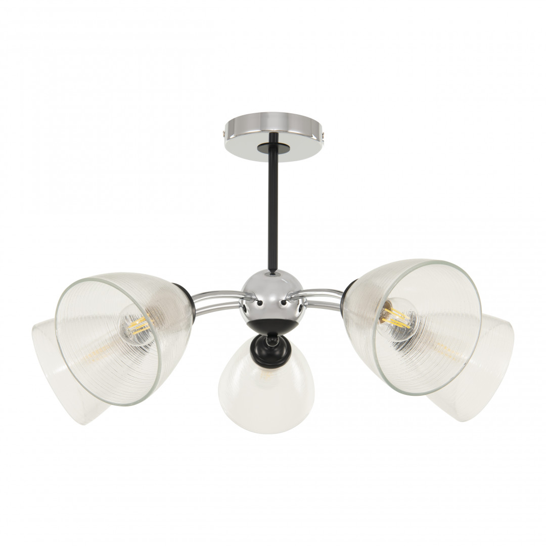 Люстра на штанге Arte Milano Napoli 329007/5 CR.BK в Санкт-Петербурге