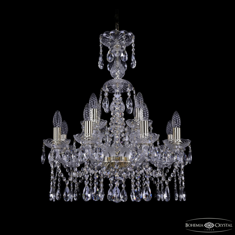 Подвесная люстра Bohemia Ivele Crystal 1413/8+4/200/XL-66 G в Санкт-Петербурге