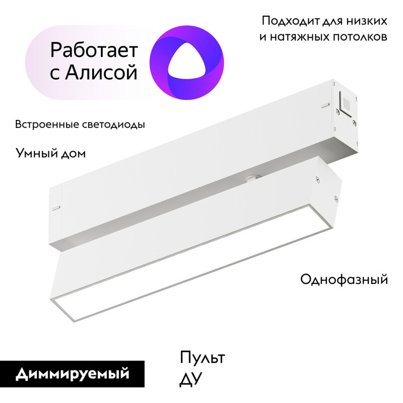Трековый светильник Denkirs Smart DK8009-WH в Санкт-Петербурге