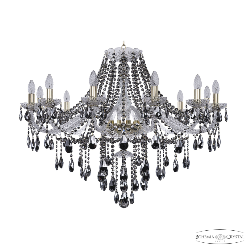 Подвесная люстра Bohemia Ivele Crystal 1415/12/360 G R781 в Санкт-Петербурге