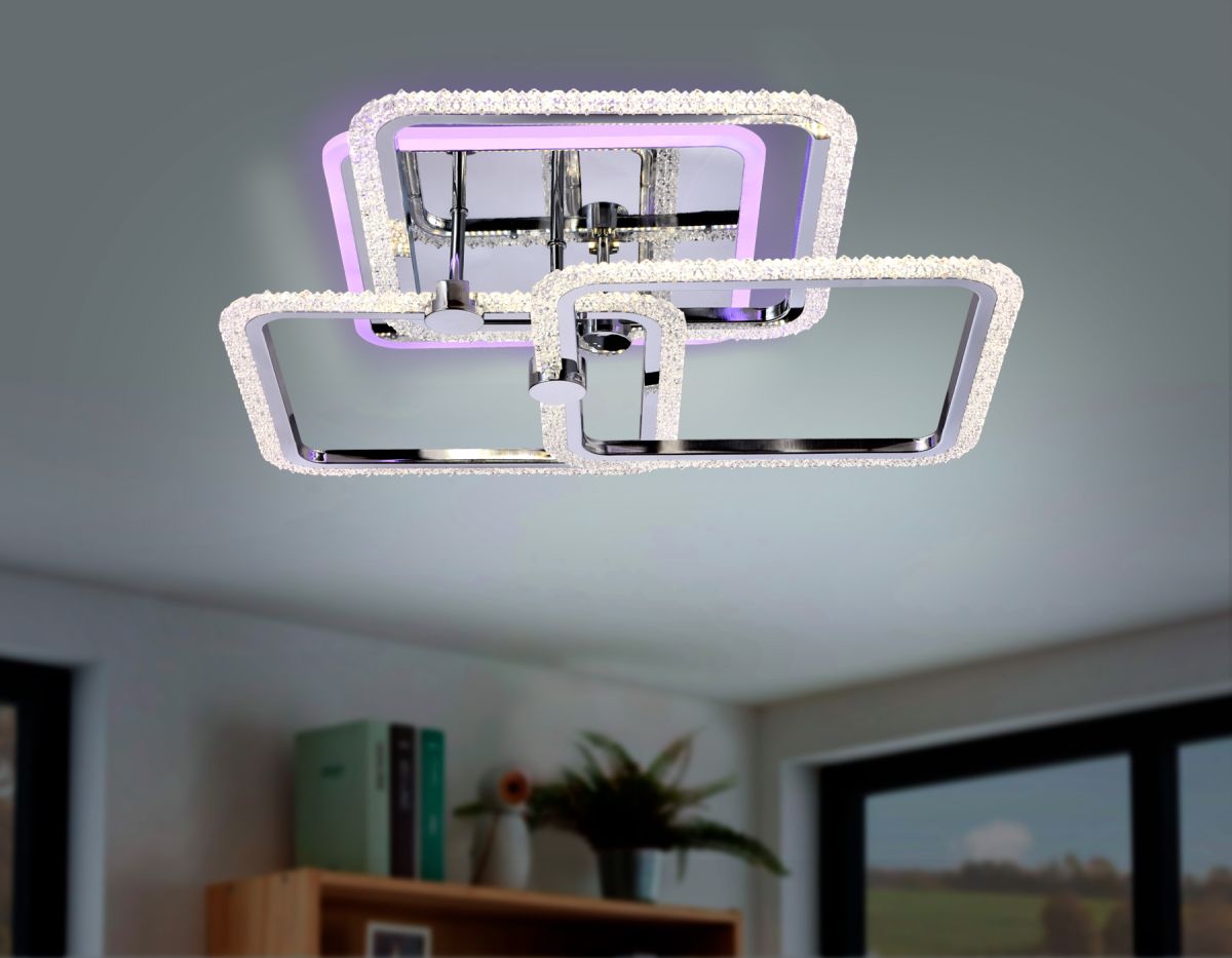 Потолочная люстра с пультом Ambrella Light Acrylica Original FA536 в Санкт-Петербурге