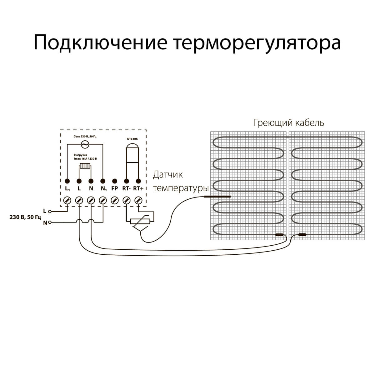 Терморегулятор электромеханический для теплого пола Werkel слоновая кость W1151103 4690389155710 в Санкт-Петербурге