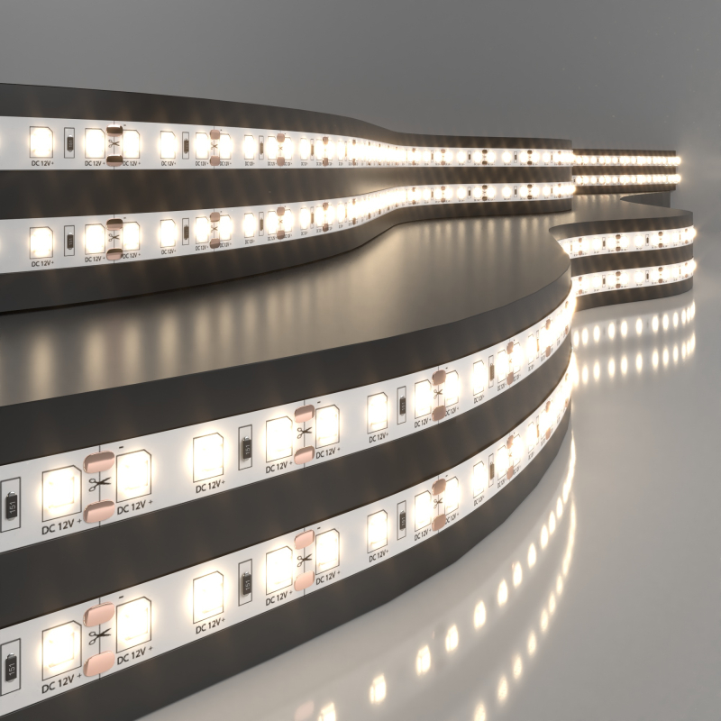 Светодиодная лента Elektrostandard 12V 9,6W 120Led 2835 IP20 теплый белый, 5м 4690389154829 в Санкт-Петербурге