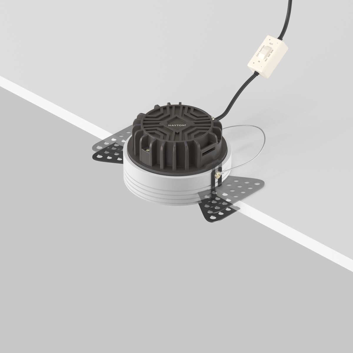 Встраиваемый светильник Maytoni Technical Okno DL055-8W3-4-6K-TRS-B в Санкт-Петербурге