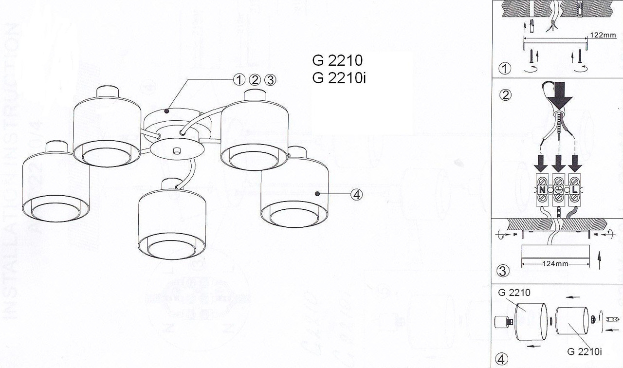 Потолочная люстра Lumion Isko 2210/5C в Санкт-Петербурге